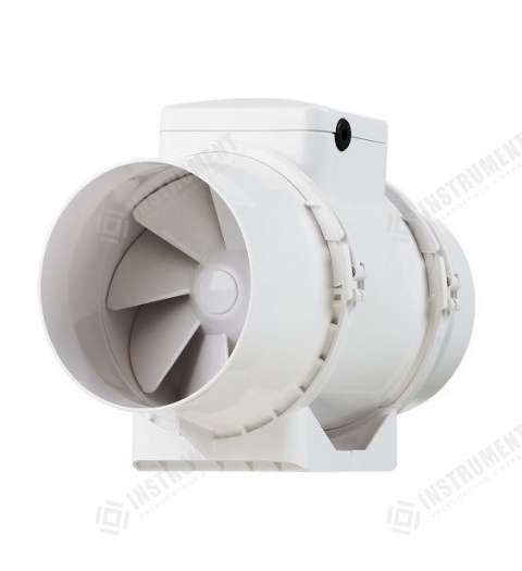 ventilátor TT 125 plastový diagonálny potrubný