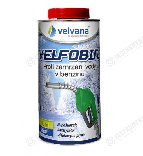 Velfobin - prísada proti zamŕzaniu vody v benzíne, 450ml
