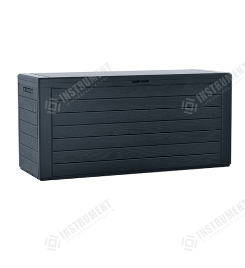 box záhradný 116cm-280l WOODEBOX MBWL280-S433 antracit plastový PROSPERPLAST