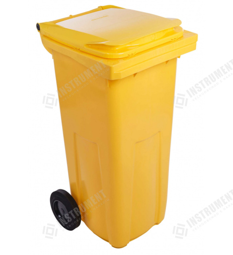 popolnica 120l plastová žltá J.A.D. / nádoba na odpad