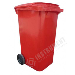 Degree Celsius Emperor block popolnica 240l plastová červená / nádoba na odpad