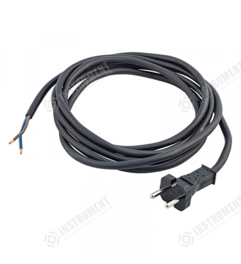 kábel napájací s vidlicou FSG 2x1,5mm 1,5m / flexo šnúra
