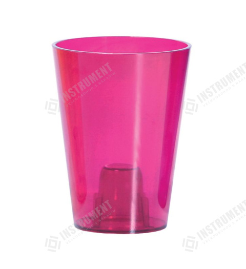 kvetináč 13cm Coubi Orchid DUS130P-CPR9 transparentný ružový plastový PROSPERPLAST