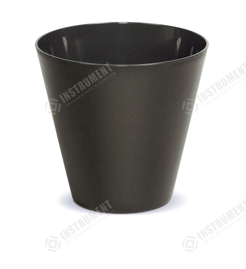 kvetináč 25cm TUBUS ECO WOOD DTUB250W-4625W kávový plastový PROSPERPLAST