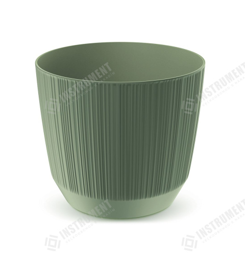 kvetináč 10,7cm RYFO DRF110-5615C zemito zelený plastový PROSPERPLAST 