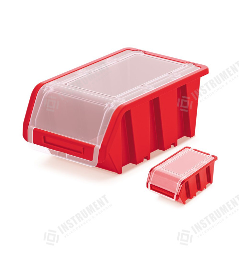 box úložný uzatvárateľný 155x100x70mm TRUCK PLUS KTR16F-3020 červený plastový Kistenberg