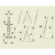 rebrík troj.univ.3x15-4,41/7,79/11,20m Alve FORTE 8615