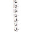 rebrík AL 8 jednostranný s madlom / schodíky 1 x 8
